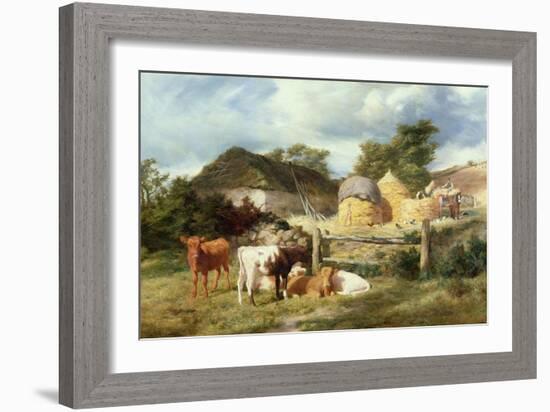 A Highland Croft, 1873-Peter Graham-Framed Giclee Print