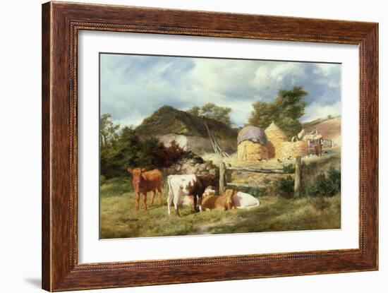 A Highland Croft, 1873-Peter Graham-Framed Giclee Print