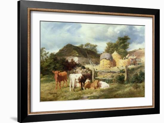 A Highland Croft, 1873-Peter Graham-Framed Giclee Print