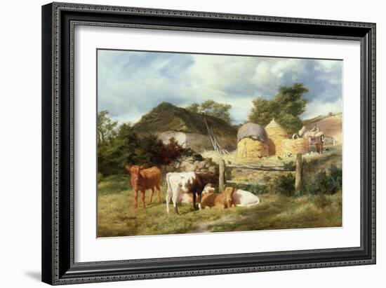 A Highland Croft, 1873-Peter Graham-Framed Giclee Print