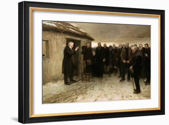 A Highland Funeral, 1882-Sir James Guthrie-Framed Premium Giclee Print