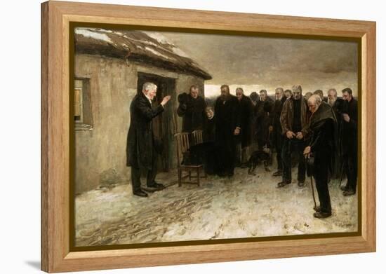 A Highland Funeral, 1882-Sir James Guthrie-Framed Premier Image Canvas