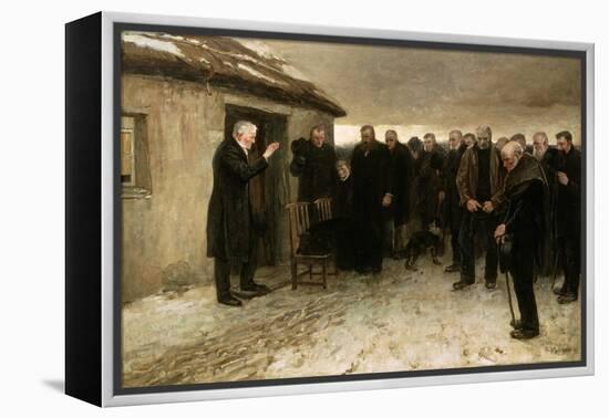 A Highland Funeral, 1882-Sir James Guthrie-Framed Premier Image Canvas