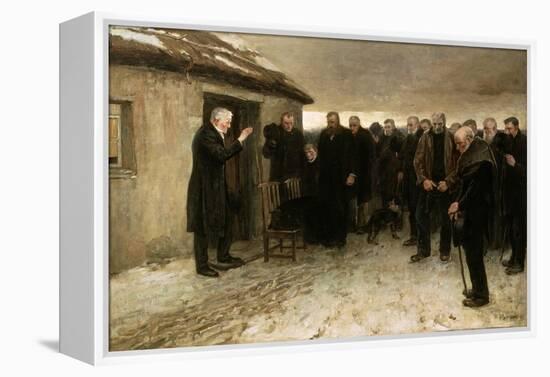 A Highland Funeral, 1882-Sir James Guthrie-Framed Premier Image Canvas