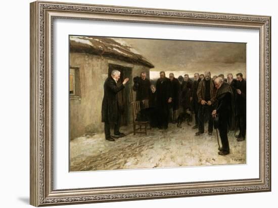 A Highland Funeral, 1882-Sir James Guthrie-Framed Giclee Print