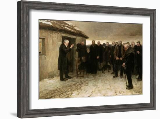 A Highland Funeral, 1882-Sir James Guthrie-Framed Giclee Print