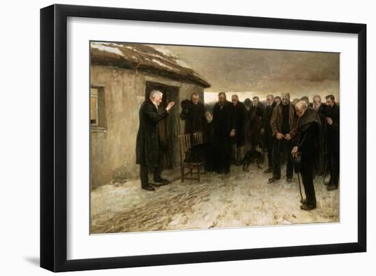 A Highland Funeral, 1882-Sir James Guthrie-Framed Giclee Print