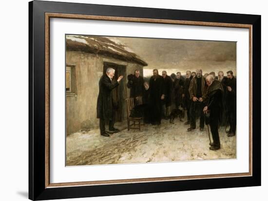 A Highland Funeral, 1882-Sir James Guthrie-Framed Giclee Print
