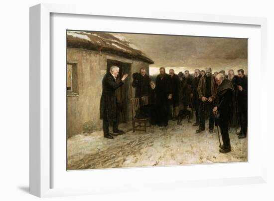 A Highland Funeral, 1882-Sir James Guthrie-Framed Giclee Print