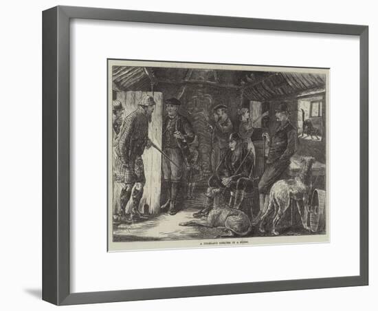 A Highland Shelter in a Storm-William Ralston-Framed Giclee Print
