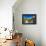 A hiking trail crosses wooden bridge over a creak high up in the mountains, New Zealand-Logan Brown-Framed Premier Image Canvas displayed on a wall