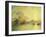 A Hillside Village at Sunset, 1918-Thomas Moran-Framed Giclee Print