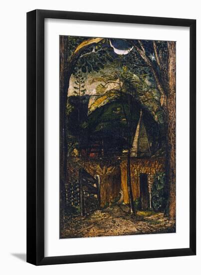 A Hilly Scene-Samuel Palmer-Framed Giclee Print