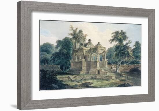 A Hindu Temple in the Fort of Rohtas-Thomas & William Daniell-Framed Premium Giclee Print