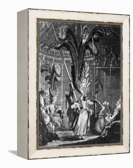 A Hint to the Ladies to Take Care of their Heads, Printed by Sayer + Bennet, 1776 (Engraving)-Samuel Hieronymous Grimm-Framed Premier Image Canvas