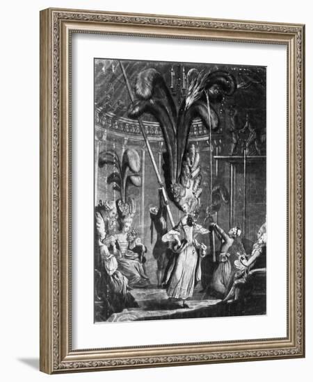 A Hint to the Ladies to Take Care of their Heads, Printed by Sayer + Bennet, 1776 (Engraving)-Samuel Hieronymous Grimm-Framed Giclee Print