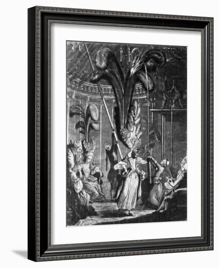 A Hint to the Ladies to Take Care of their Heads, Printed by Sayer + Bennet, 1776 (Engraving)-Samuel Hieronymous Grimm-Framed Giclee Print