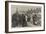 A Hiring and Statue Fair in the North of England-Alfred Edward Emslie-Framed Giclee Print