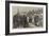 A Hiring and Statue Fair in the North of England-Alfred Edward Emslie-Framed Giclee Print