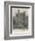 A Historic Building About to Come under the Hammer-null-Framed Giclee Print