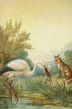 Mice Eat Wheat, a Pheasant Looks On-A. Hochstein-Art Print