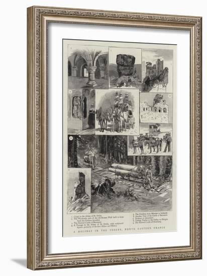 A Holiday in the Vosges, North Eastern France-null-Framed Giclee Print