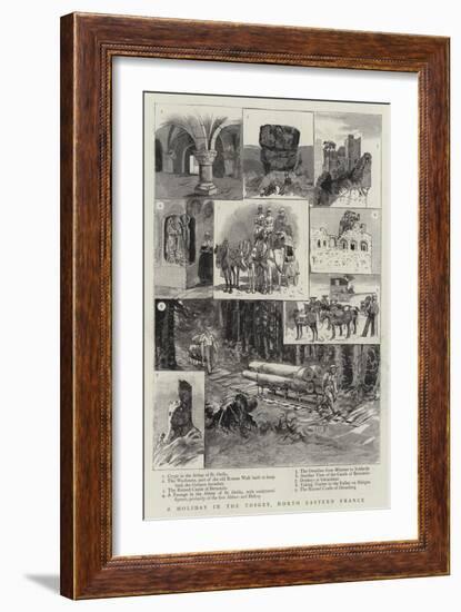 A Holiday in the Vosges, North Eastern France-null-Framed Giclee Print