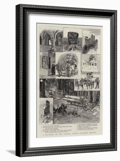 A Holiday in the Vosges, North Eastern France-null-Framed Giclee Print