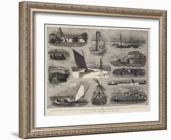 A Holiday on the Norfolk Broads-Joseph Nash-Framed Giclee Print