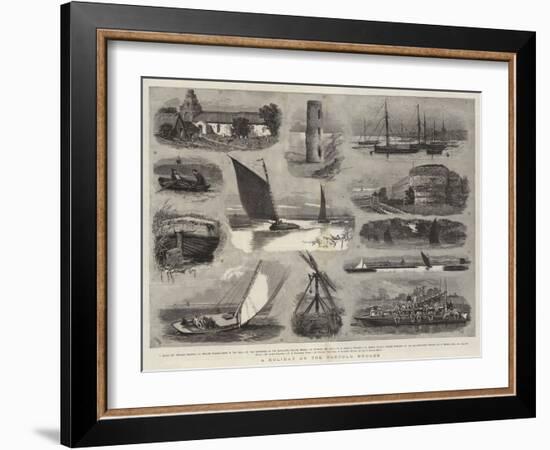 A Holiday on the Norfolk Broads-Joseph Nash-Framed Giclee Print