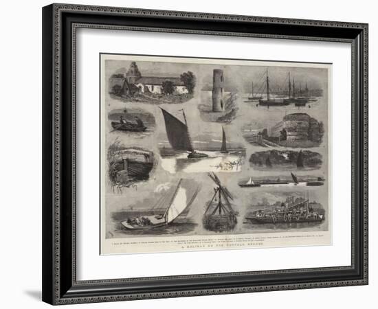 A Holiday on the Norfolk Broads-Joseph Nash-Framed Giclee Print