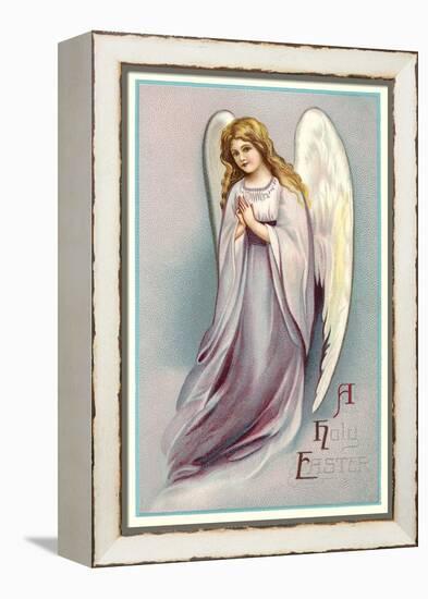 A Holy Easter, Angel-null-Framed Stretched Canvas