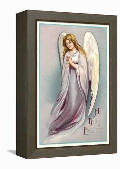A Holy Easter, Angel-null-Framed Stretched Canvas