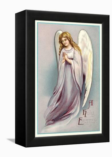 A Holy Easter, Angel-null-Framed Stretched Canvas