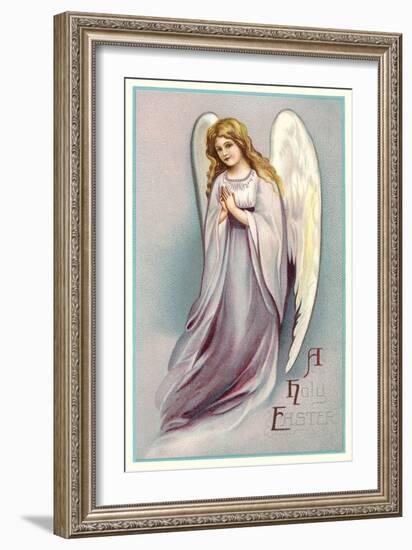 A Holy Easter, Angel-null-Framed Art Print