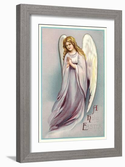 A Holy Easter, Angel-null-Framed Art Print