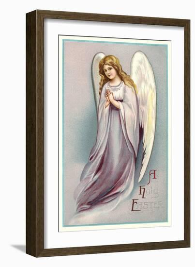 A Holy Easter, Angel-null-Framed Art Print