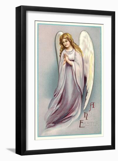 A Holy Easter, Angel-null-Framed Art Print