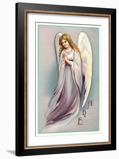 A Holy Easter, Angel-null-Framed Art Print