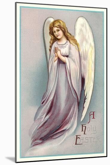 A Holy Easter, Angel-null-Mounted Art Print
