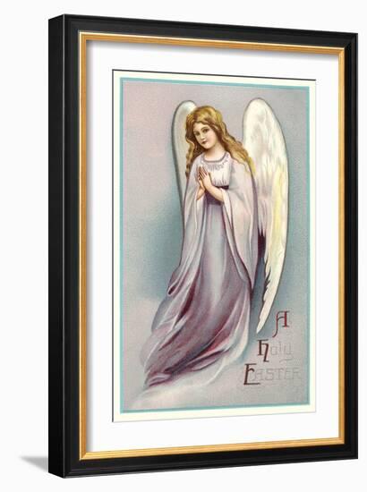 A Holy Easter, Angel-null-Framed Art Print