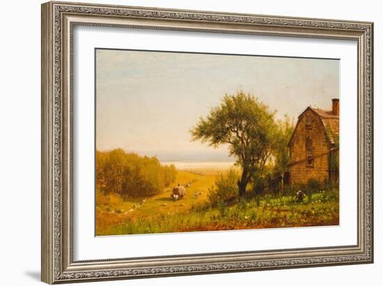 A Home by the Seaside, c.1872-Thomas Worthington Whittredge-Framed Giclee Print
