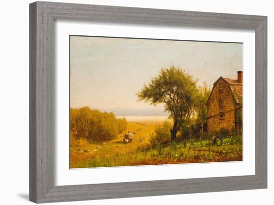 A Home by the Seaside, c.1872-Thomas Worthington Whittredge-Framed Giclee Print