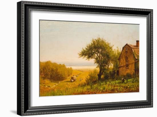 A Home by the Seaside, c.1872-Thomas Worthington Whittredge-Framed Giclee Print