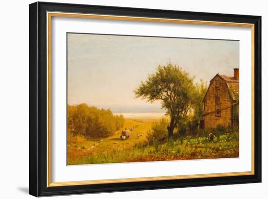 A Home by the Seaside, c.1872-Thomas Worthington Whittredge-Framed Giclee Print