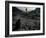 A Homeless Pakistani Earthquake Survivor Sits on the Roadside-null-Framed Photographic Print