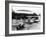 A Honda All Terrain Cycle Pulling a Vintage Biplane, 1982-null-Framed Photographic Print