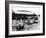 A Honda All Terrain Cycle Pulling a Vintage Biplane, 1982-null-Framed Photographic Print