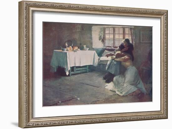 'A Hopeless Dawn', 1888, (c1915)-Frank Bramley-Framed Giclee Print