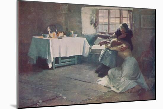 'A Hopeless Dawn', 1888, (c1915)-Frank Bramley-Mounted Giclee Print